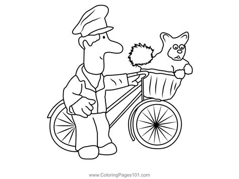 Postman Coloring Pages 的图像结果