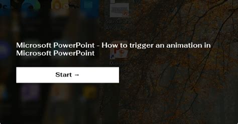 PowerPoint Animation Based On Mouse Click 的图像结果