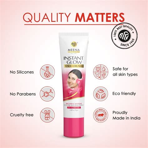 Fairness Cream | Instant Glow Face Cream | Meena Elements