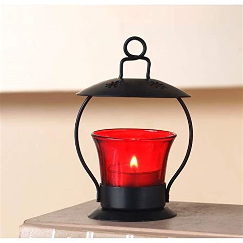 Buy Pooja Petals Glass Hanging Tealight Holder, Pack of 2 Online at Low ...