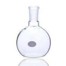 BOROSILICATE GLASS FLAT BOTTOM BOILING FLASK WITH INTER CHANGEABLE ...