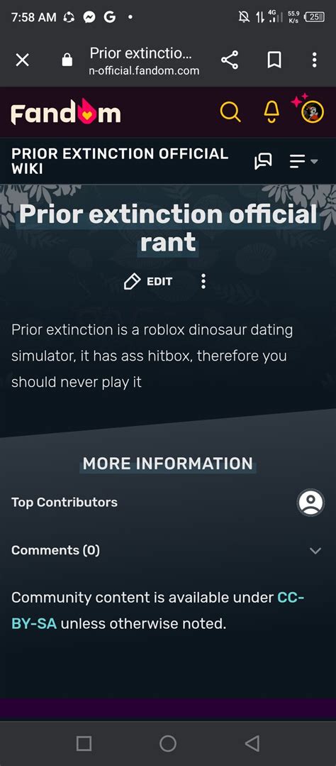 Image result for Prior Extinction Script
