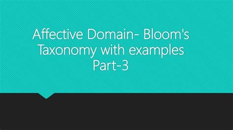 Image result for Affective Objective Examples