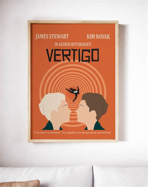 Vertigo Movie Poster (Alfred Hitchcock) – Poppermost Prints
