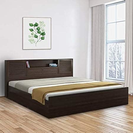 Ganpati Arts Solid Sheesham Wood Lyon King Size Bed with Hydraulic ...