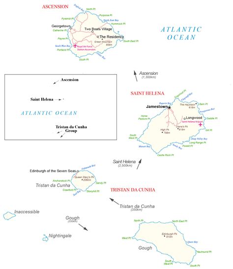 Map Of Atlantic Ocean Islands