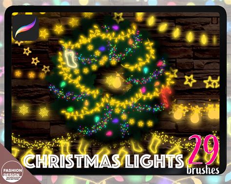 Christmas Lights Photoshop Brush