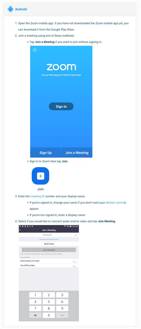 Image result for How to Use Zoom on Android