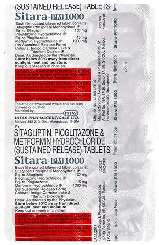 Sitara Pm 1000 Tablet 10 - Uses, Side Effects, Dosage, Price | Truemeds