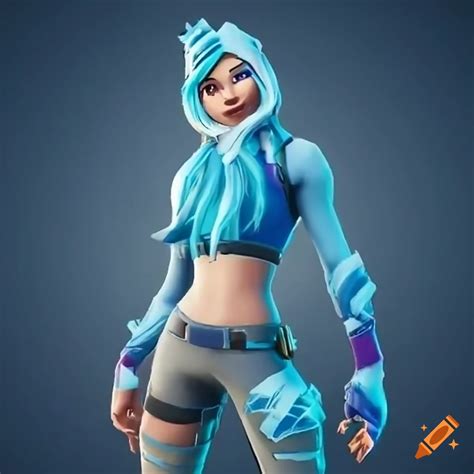 Ice spice Fortnite skin character on Craiyon