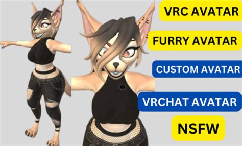 Create and edit your 3d vrchat avatar, furry avatar, vrc avatar, nsfw ...