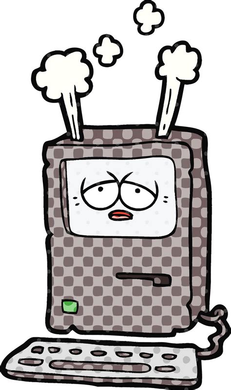 Cartoon Clip Art Overburdened Computer Virtualization 的图像结果