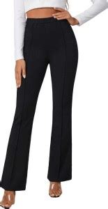 lyrx Flared Women Black Trousers - Buy lyrx Flared Women Black Trousers ...