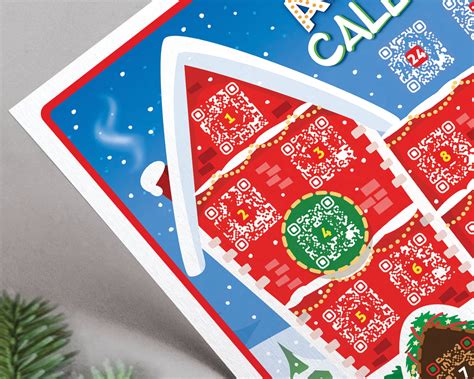 Funny Advent Calendar, Printable Christmas Countdown With QR Links to ...