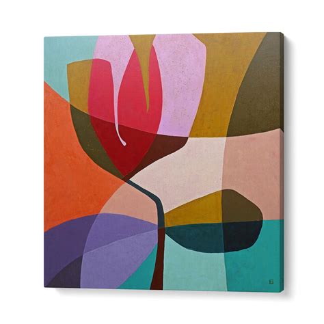 Colorful Petalscape Abstract Paintings Wall Art – Asianmonk