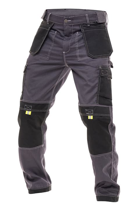 Sklinewears Mens Construction Pants Safety Trousers Multi-Pocket ...