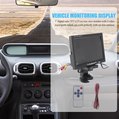 Buy Mirror Monitor for car 7 TFT LCD Backlight Color Mirror Monitor for ...