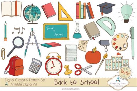 School Stationery Clip Art 的图像结果
