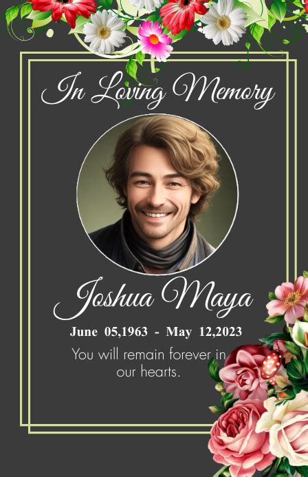 In loving Memory Template | PosterMyWall