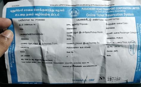 PRTC (Pondicherry Road Transport Corporation) — Complaint Regarding ...