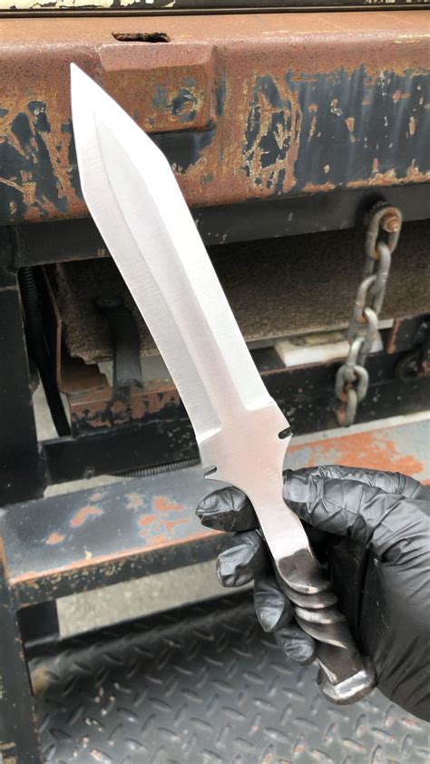 Custom railroad spike knife – Artofit