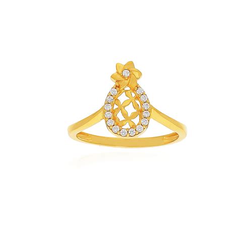 Buy JewelOne 22k (916) Yellow Gold Ring at Amazon.in