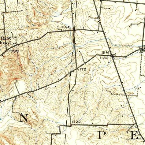 East Liberty, OH (1913, 62500-Scale) Map by United States Geological Survey | Avenza Maps