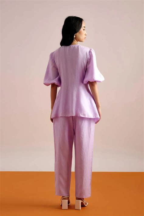 Echo Lilac Tieup Top – ECHOSTUDIO