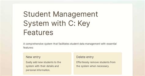 Image result for Student Management System C Program PDF