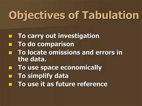 Image result for Tabulation Types