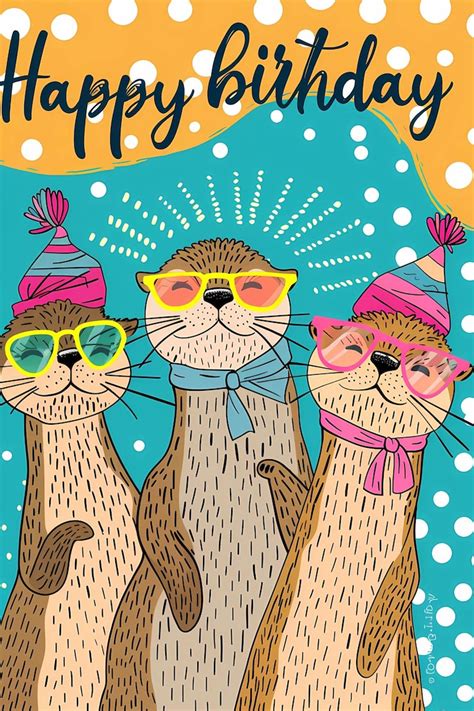 Birthday animal cards Images - Free Download on Freepik