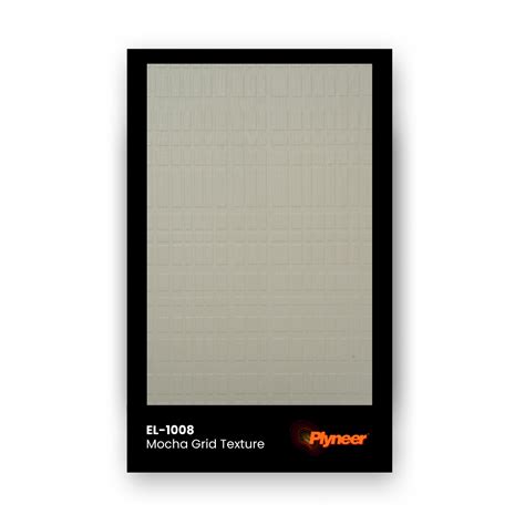 Plyneer EL-1008 Mocha Grid Laminate – Elegant Elite Lite Texture