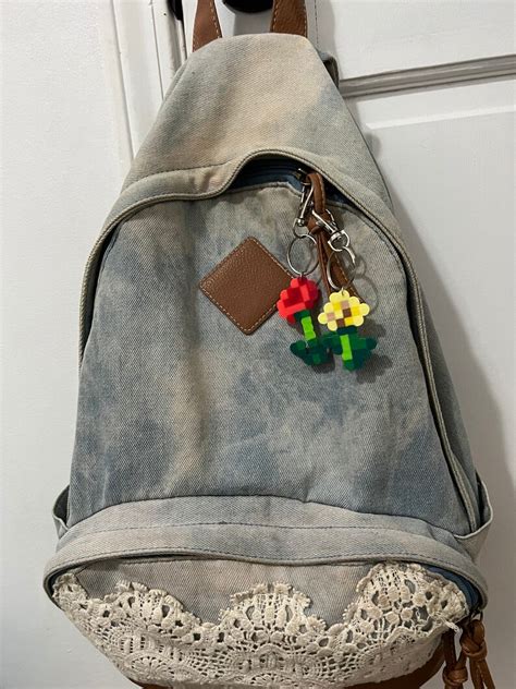 Image result for Minecraft Flower Keychain