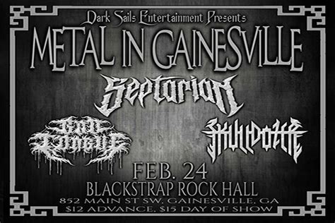 God Tongue / Skull Dozer / Septarian, 852 Main St. SW Gainesville, GA ...