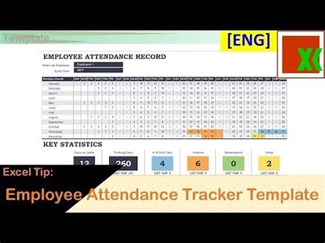Image result for Employee Absence Tracker. Excel Template