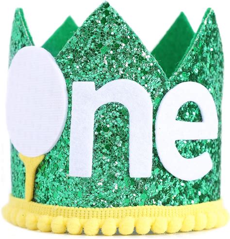 WAWUO Golf Birthday Crown For First Birthday Party - India | Ubuy