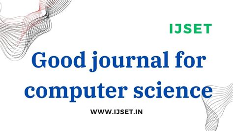 Image result for Computer Science Journal