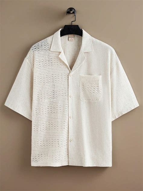 Forever 21 Men Solid Shirt, Boho , Vacation , Plain | SHEIN USA