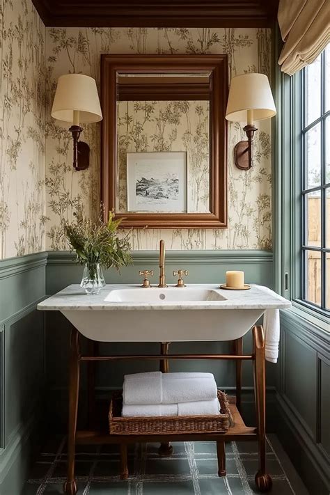 25+ Classic Bathroom Design Ideas with a Vintage Touch | Bathroom ...