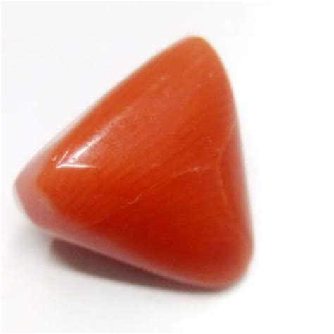 Natural Triangle Red Coral 4.04 Carat