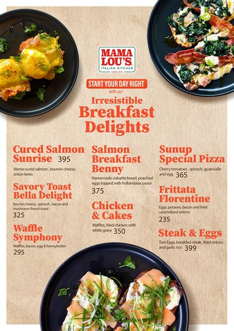 Mama Lou's Italian Kitchen Philippines Menu and Prices [August 2024 ...