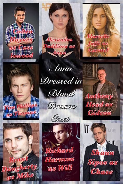 Anna dressed in Blood Dream Cast Great book | Anna dressed in blood ...