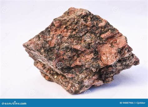 Granite Rock with Mica, Feldspar and Quartz Stock Photo - Image of pink ...