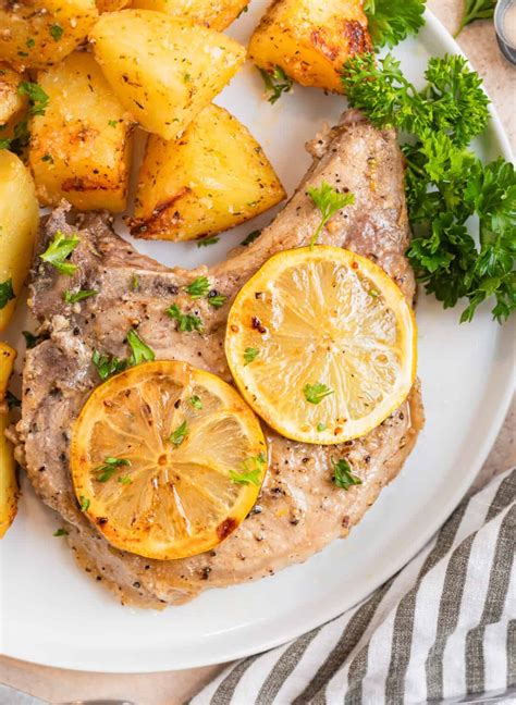 Lemon Pepper Pork Chops | Lemons & Zest
