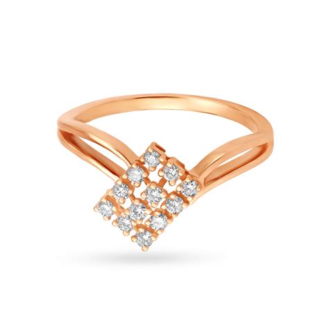 Diamond Lattice Finger Ring
