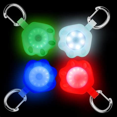 Buy NOVKIN 2-Pack Dog Light with USB Rechargeable, Color Changing Dog ...