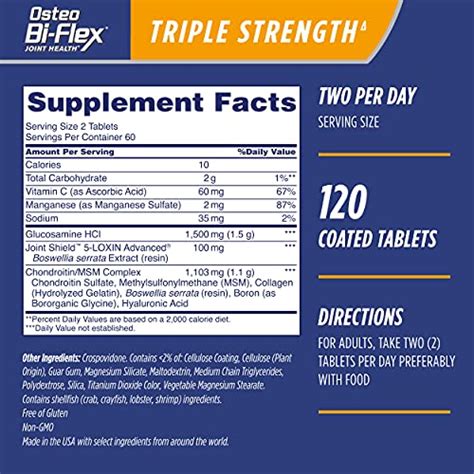 Buy Osteo Bi-Flex Triple Strength(5), Glucosamine Chondroitin with ...