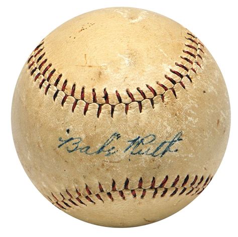 Babe Ruth Signed Baseball