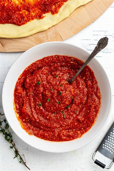 Sweet Pizza Sauce (Quick & Easy No-Cook - Dipping Sauce Too ...