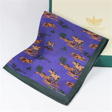 Ranch Pocket Square & Ascot Scarf Set - House of Badnore
